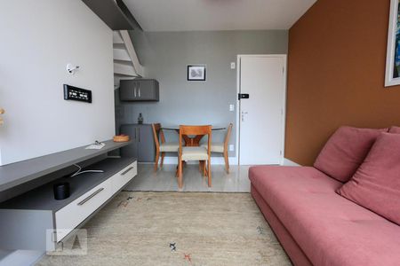 Sala de apartamento à venda com 1 quarto, 49m² em Vila Andrade, São Paulo