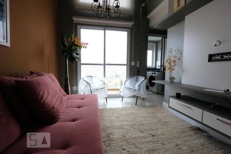 Sala de apartamento à venda com 1 quarto, 49m² em Vila Andrade, São Paulo