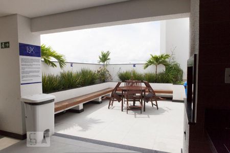 Área comum - Churrasqueira de kitnet/studio para alugar com 1 quarto, 45m² em Setor Bueno, Goiânia