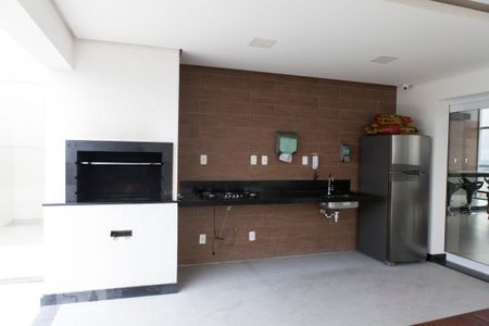 Área comum - Churrasqueira de kitnet/studio para alugar com 1 quarto, 45m² em Setor Bueno, Goiânia