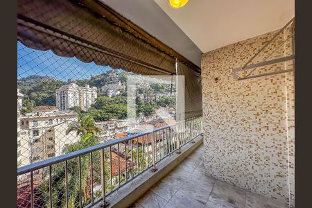 Varanda da Sala de apartamento para alugar com 2 quartos, 93m² em Laranjeiras, Rio de Janeiro