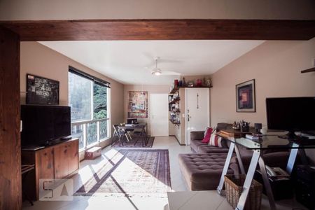 Sala de apartamento para alugar com 1 quarto, 78m² em Gávea, Rio de Janeiro