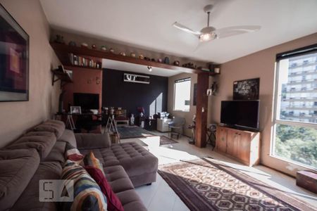 Sala de apartamento para alugar com 1 quarto, 78m² em Gávea, Rio de Janeiro