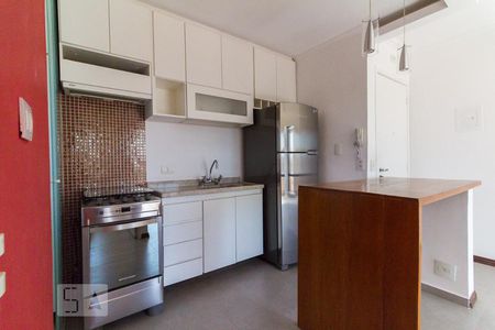 Cozinha de apartamento à venda com 1 quarto, 40m² em Mirandópolis, São Paulo