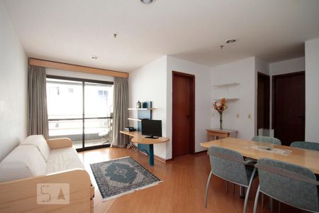 Sala de apartamento para alugar com 1 quarto, 50m² em Bela Vista, São Paulo