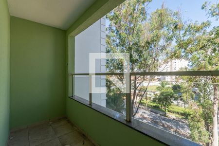 Varanda da Sala de apartamento à venda com 3 quartos, 80m² em Castelo, Belo Horizonte