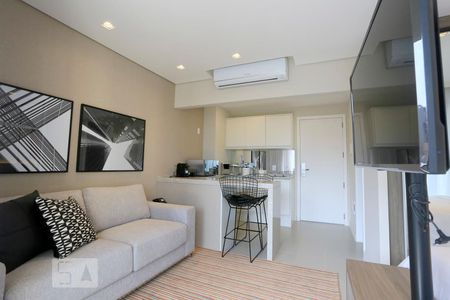 Sala  de apartamento para alugar com 1 quarto, 36m² em Pinheiros, São Paulo