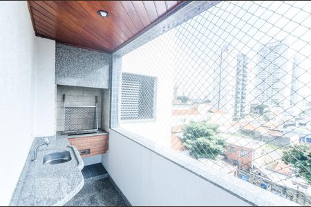 Varanda Gourmet de apartamento à venda com 3 quartos, 127m² em Vila Regente Feijó, São Paulo