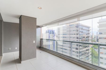 Varanda da Sala de apartamento à venda com 2 quartos, 94m² em Santo Amaro, São Paulo