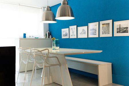 Sala de jantar de apartamento para alugar com 2 quartos, 68m² em Vila Gertrudes, São Paulo