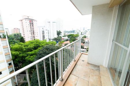 Varanda Sala de apartamento para alugar com 3 quartos, 102m² em Vila Sofia, São Paulo