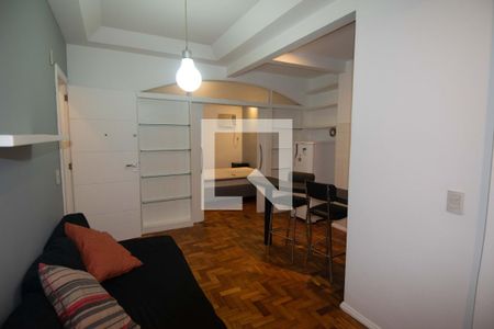 Sala de apartamento para alugar com 1 quarto, 50m² em Ipanema, Rio de Janeiro