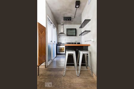 Cozinha de apartamento à venda com 1 quarto, 65m² em Paraíso, São Paulo