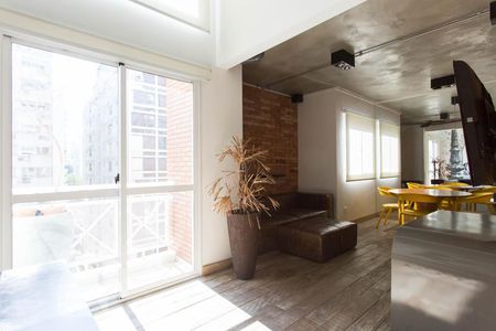 Sala de apartamento à venda com 1 quarto, 65m² em Paraíso, São Paulo