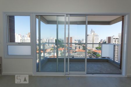 Janela da sala de kitnet/studio para alugar com 1 quarto, 35m² em Vila Mariana, São Paulo