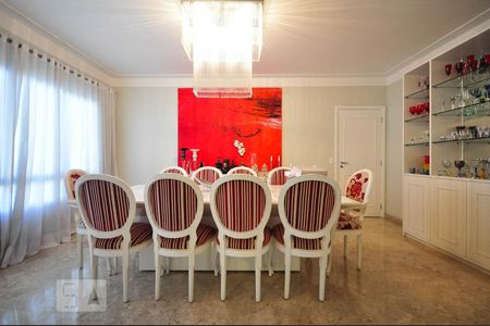 Sala de jantar de apartamento para alugar com 4 quartos, 340m² em Paraíso do Morumbi, São Paulo