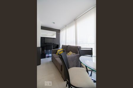 Studio à venda com 36m², 1 quarto e 1 vagaVaranda