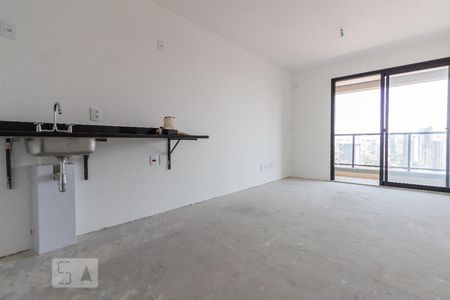 Sala de apartamento à venda com 1 quarto, 42m² em Brooklin Paulista, São Paulo