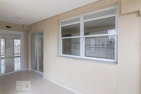 Varanda Gourmet de apartamento à venda com 3 quartos, 161m² em Vila Bastos, Santo André