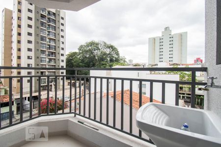 Varanda de apartamento para alugar com 1 quarto, 41m² em Vila Valparaíso, Santo André