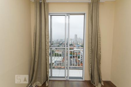 Janela da sala de apartamento à venda com 1 quarto, 35m² em Cambuci, São Paulo