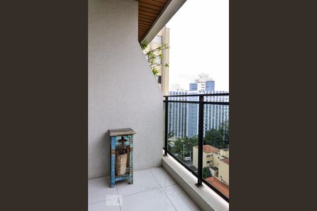 Varanda de apartamento à venda com 1 quarto, 47m² em Campo Belo, São Paulo