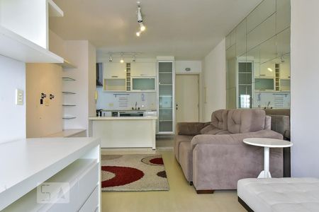 Sala de apartamento à venda com 1 quarto, 47m² em Campo Belo, São Paulo