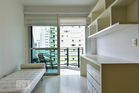 Sala de apartamento à venda com 1 quarto, 47m² em Campo Belo, São Paulo