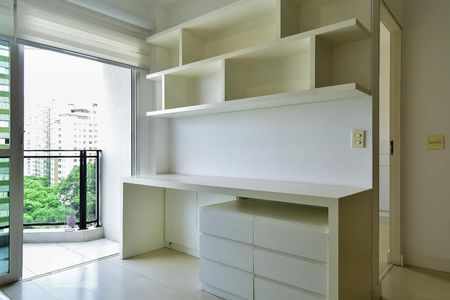 Sala de apartamento à venda com 1 quarto, 47m² em Campo Belo, São Paulo