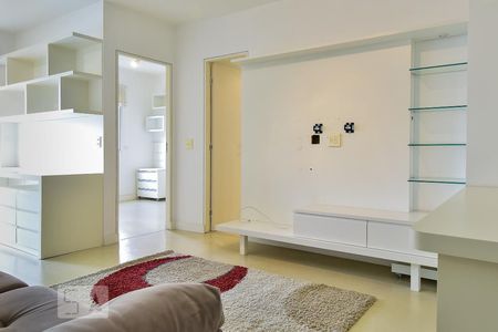 Sala de apartamento à venda com 1 quarto, 47m² em Campo Belo, São Paulo