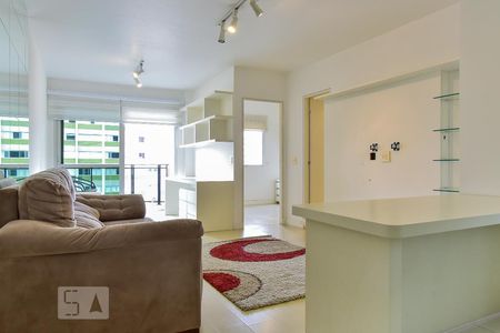 Sala de apartamento à venda com 1 quarto, 47m² em Campo Belo, São Paulo