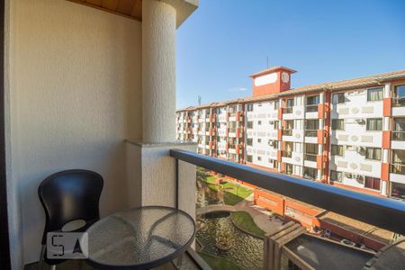 Varanda da Sala de kitnet/studio para alugar com 1 quarto, 37m² em Asa Norte, Brasília