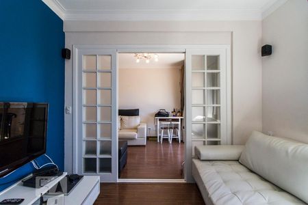 Sala de TV  de apartamento à venda com 2 quartos, 74m² em Vila Carrão, São Paulo