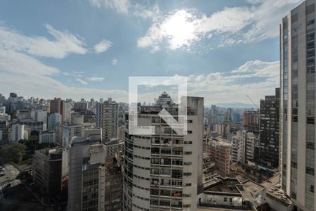 Vista Sacada de kitnet/studio à venda com 1 quarto, 42m² em República , São Paulo