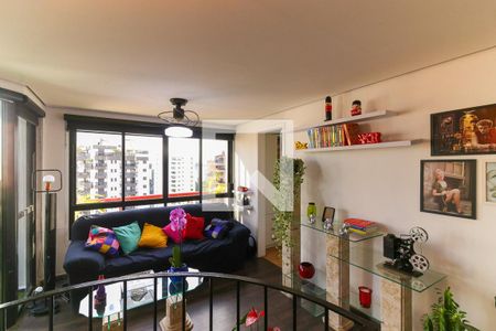 Sala de TV de apartamento para alugar com 1 quarto, 100m² em Vila Andrade, São Paulo