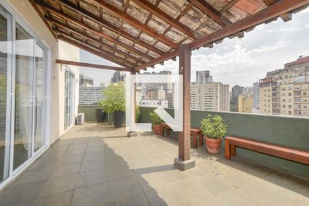 varanda de apartamento para alugar com 2 quartos, 80m² em Bela Vista, São Paulo