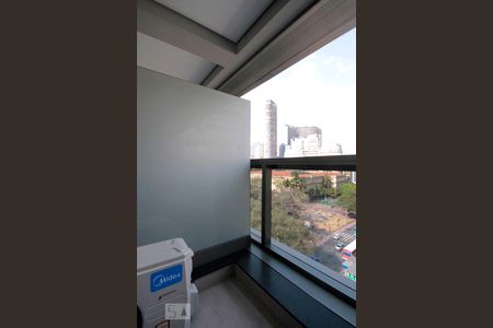 Studio para alugar com 28m², 1 quarto e sem vagaVaranda