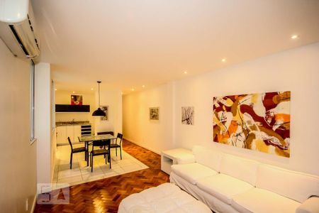 Sala de apartamento para alugar com 1 quarto, 55m² em Copacabana, Rio de Janeiro