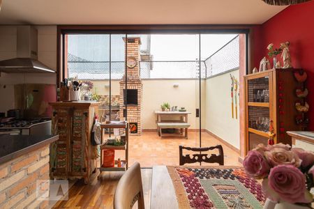 Sala de casa de condomínio para alugar com 3 quartos, 156m² em Cambuci, São Paulo