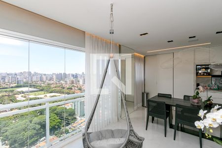 Sala de apartamento à venda com 2 quartos, 84m² em Brooklin Paulista, São Paulo