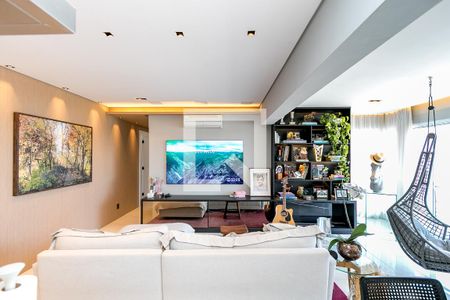 Sala de apartamento à venda com 2 quartos, 84m² em Brooklin Paulista, São Paulo