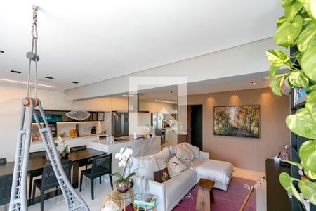 Sala de apartamento à venda com 2 quartos, 84m² em Brooklin Paulista, São Paulo