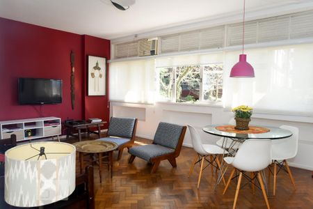 Sala de apartamento para alugar com 3 quartos, 110m² em Jardim Botânico, Rio de Janeiro