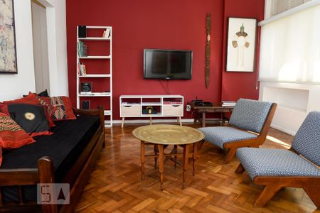 Sala de apartamento para alugar com 3 quartos, 110m² em Jardim Botânico, Rio de Janeiro
