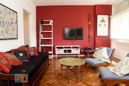 Sala de apartamento para alugar com 3 quartos, 110m² em Jardim Botânico, Rio de Janeiro