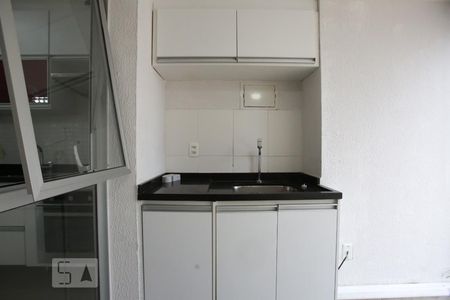 Studio à venda com 45m², 1 quarto e 1 vagaVaranda do studio