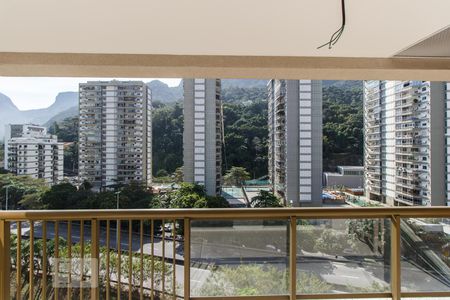 Vista Sala de apartamento à venda com 2 quartos, 70m² em São Conrado, Rio de Janeiro