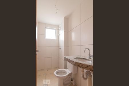 Banheiro de apartamento à venda com 2 quartos, 50m² em Castelo, Belo Horizonte