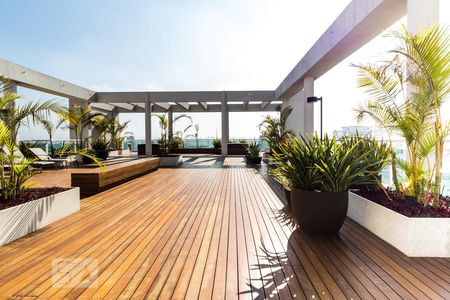 Studio à venda com 33m², 1 quarto e 1 vagaChurrasqueira