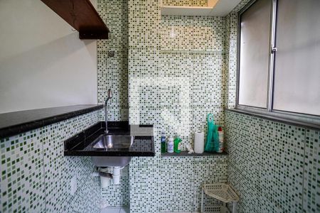 Cozinha de casa de condomínio para alugar com 1 quarto, 16m² em Fátima, Niterói